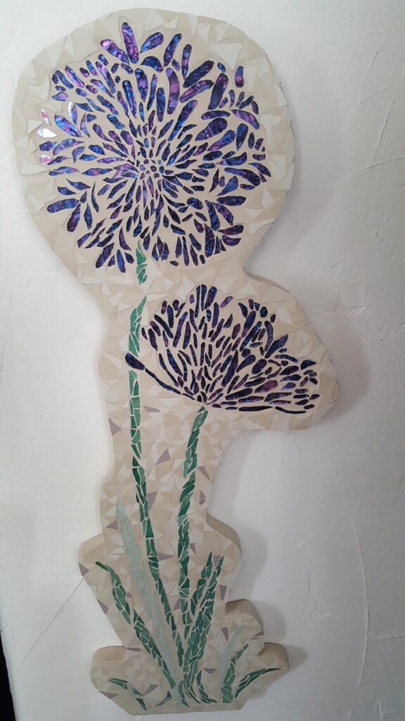 Mosaïque- agapanthe