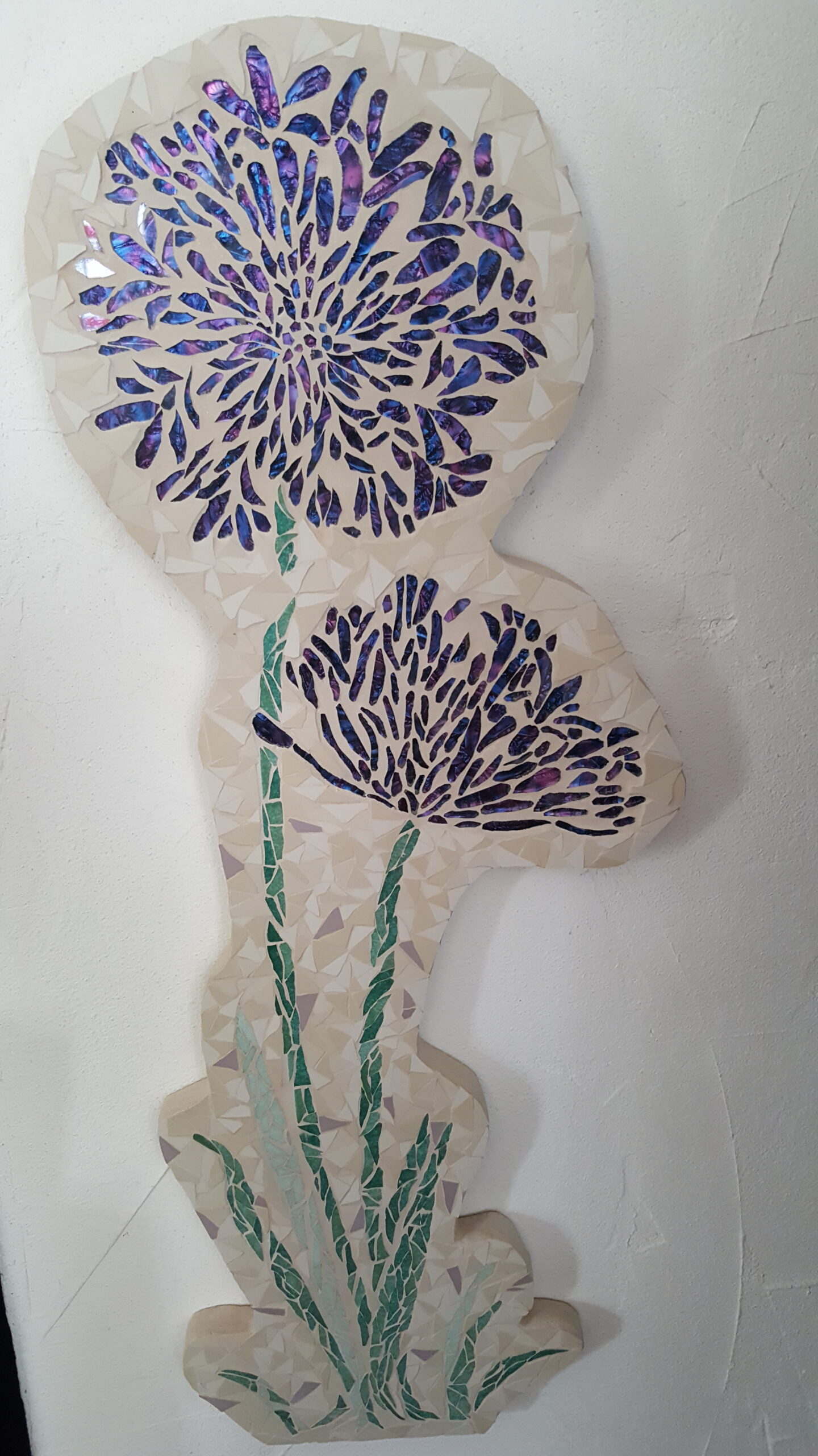 Mosaïque- agapanthe