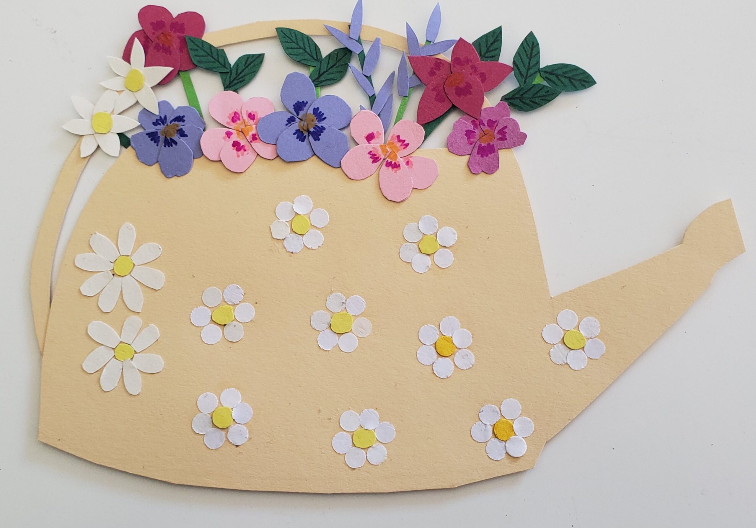 Papier- fleurs de Printemps découpées