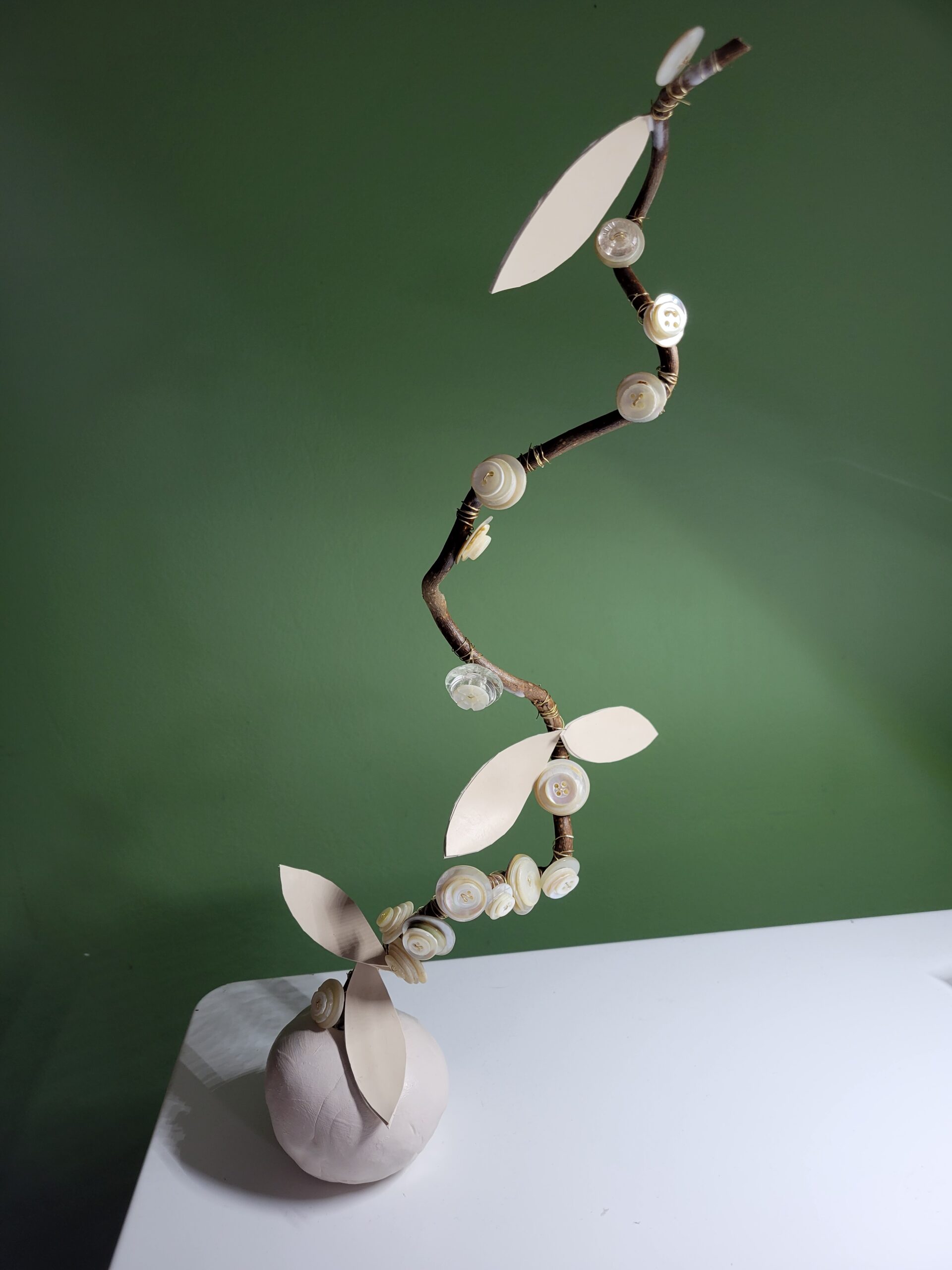 Art floral- Boutons coquillages