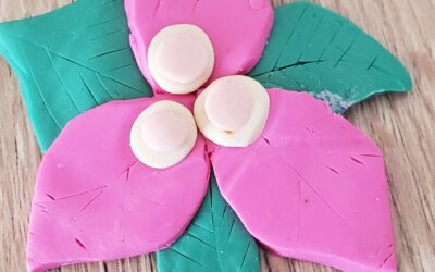 Bougainvillié en pate Fimo