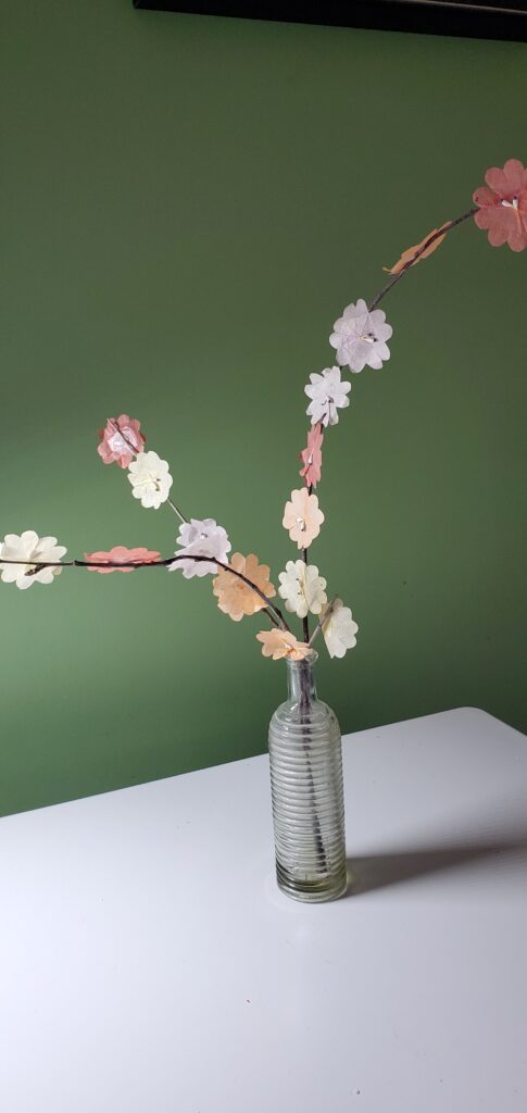 Papier- cerisier du Japon Papier- Fleurs de cerisiers du Japon