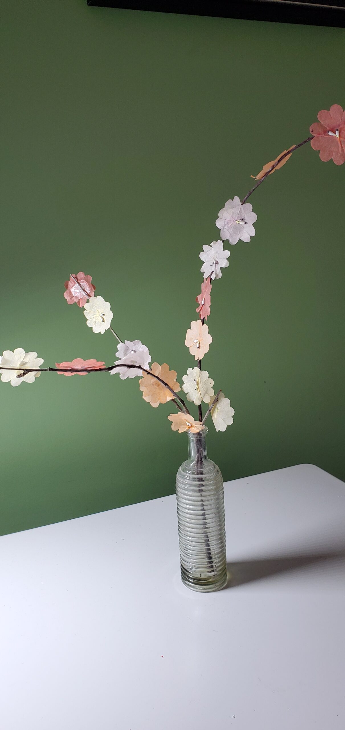 Papier- Fleurs de cerisiers du Japon