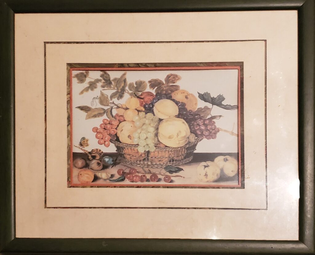 Encadrement- Nature morte