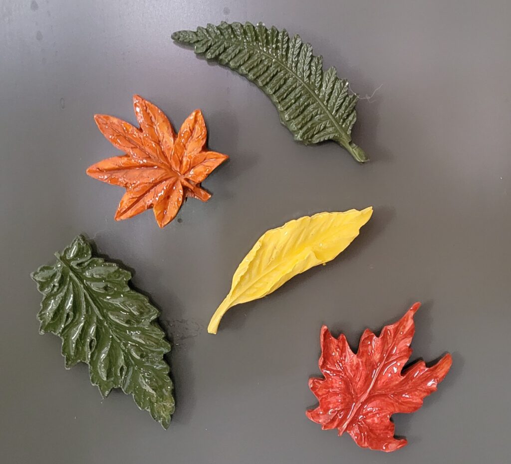 Moulage-magnets automne Moulage-Magnets d'automne