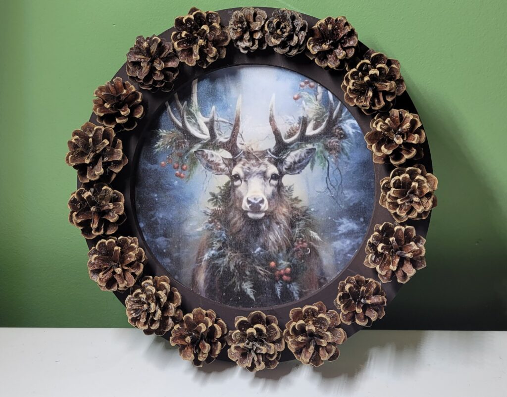 Encadrement- Tête de cerf
