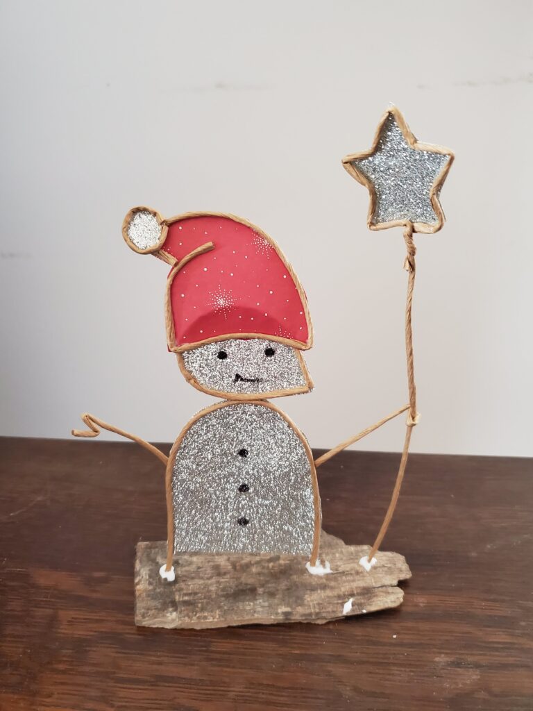 Fil de fer- Bonhomme de neige Fil de fer- Bonhomme de neige