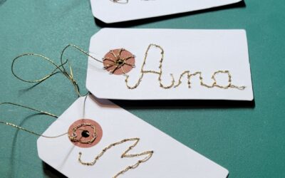 Etiquettes cadeaux de Noel