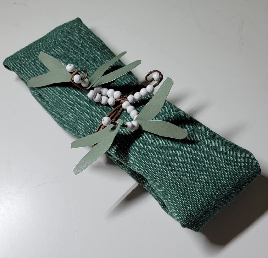 Cartonnage-Rond de serviette