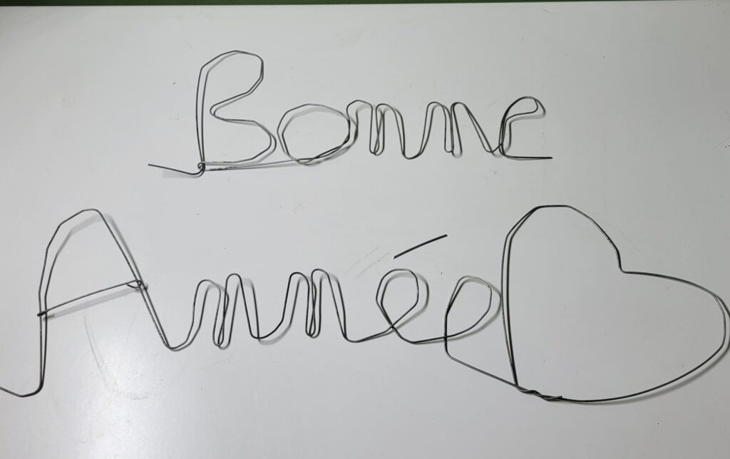 Fil de fer-Bonne année!