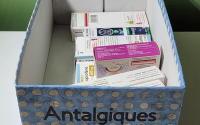 Boite de rangements médicaments mois de Janvier