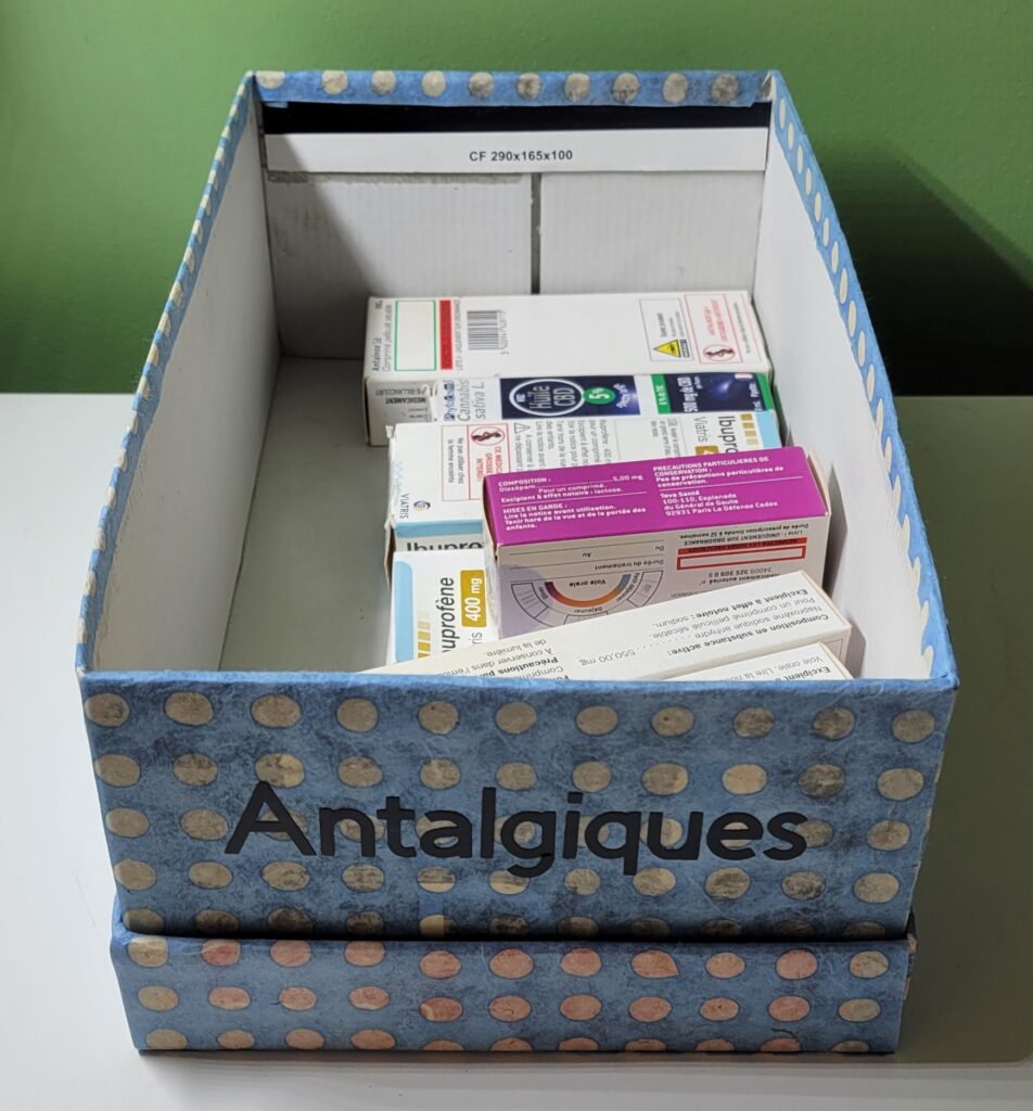 Idées pratiques- Boite de édicaments 1 Idées pratiques- Rangements médicaments 1