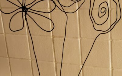 Fleurs en fil de fer