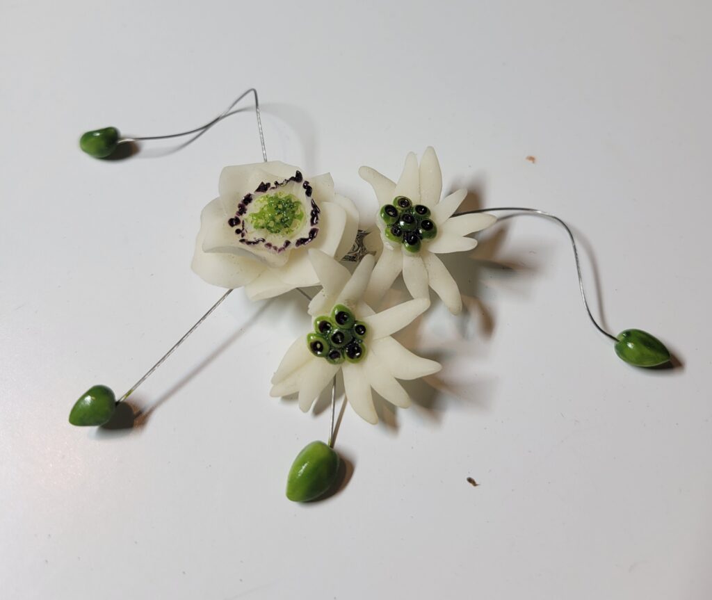Bijou- Broche d'edelweiss