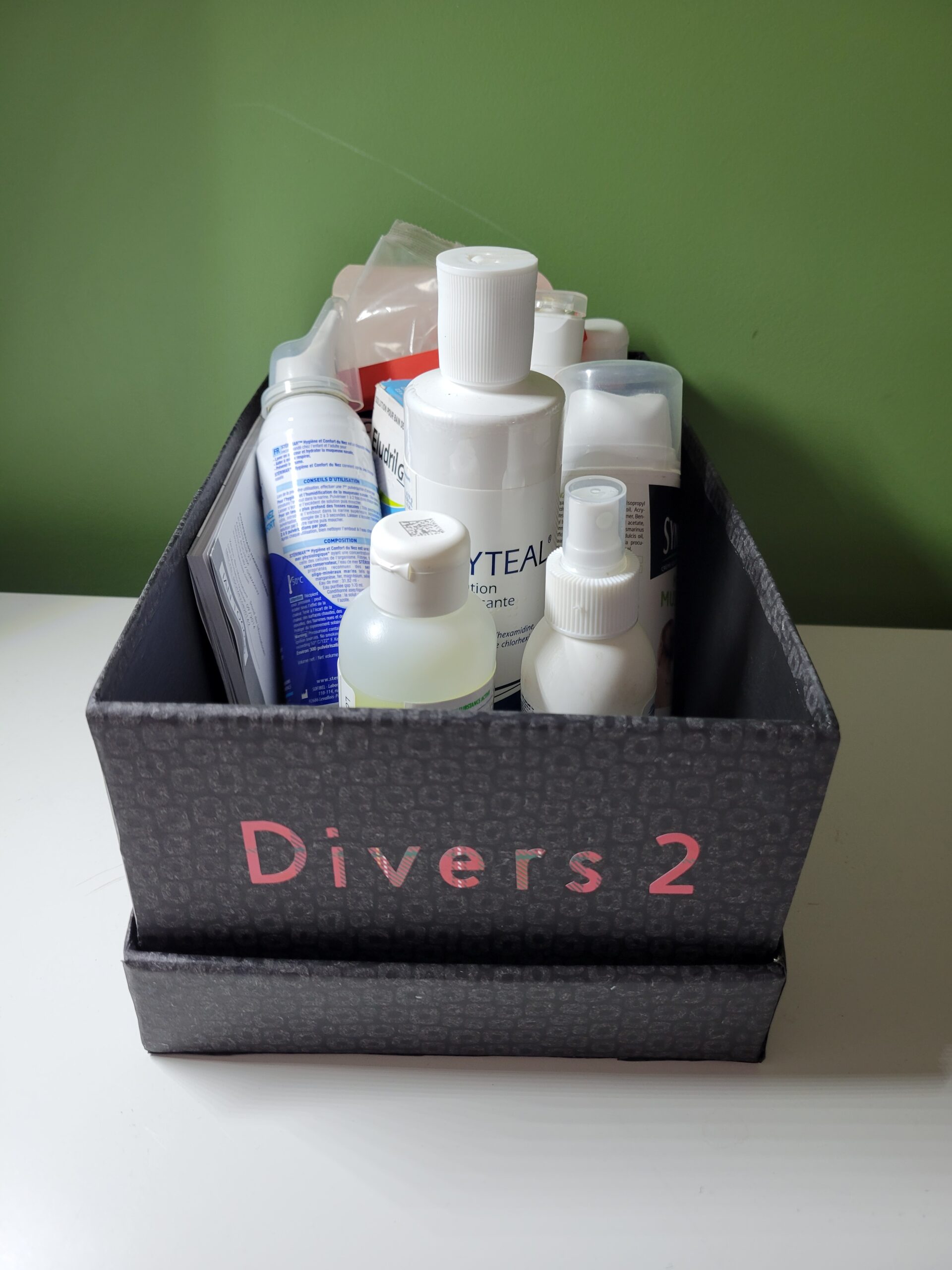 Idées pratiques- Boite rangements médicaments 6