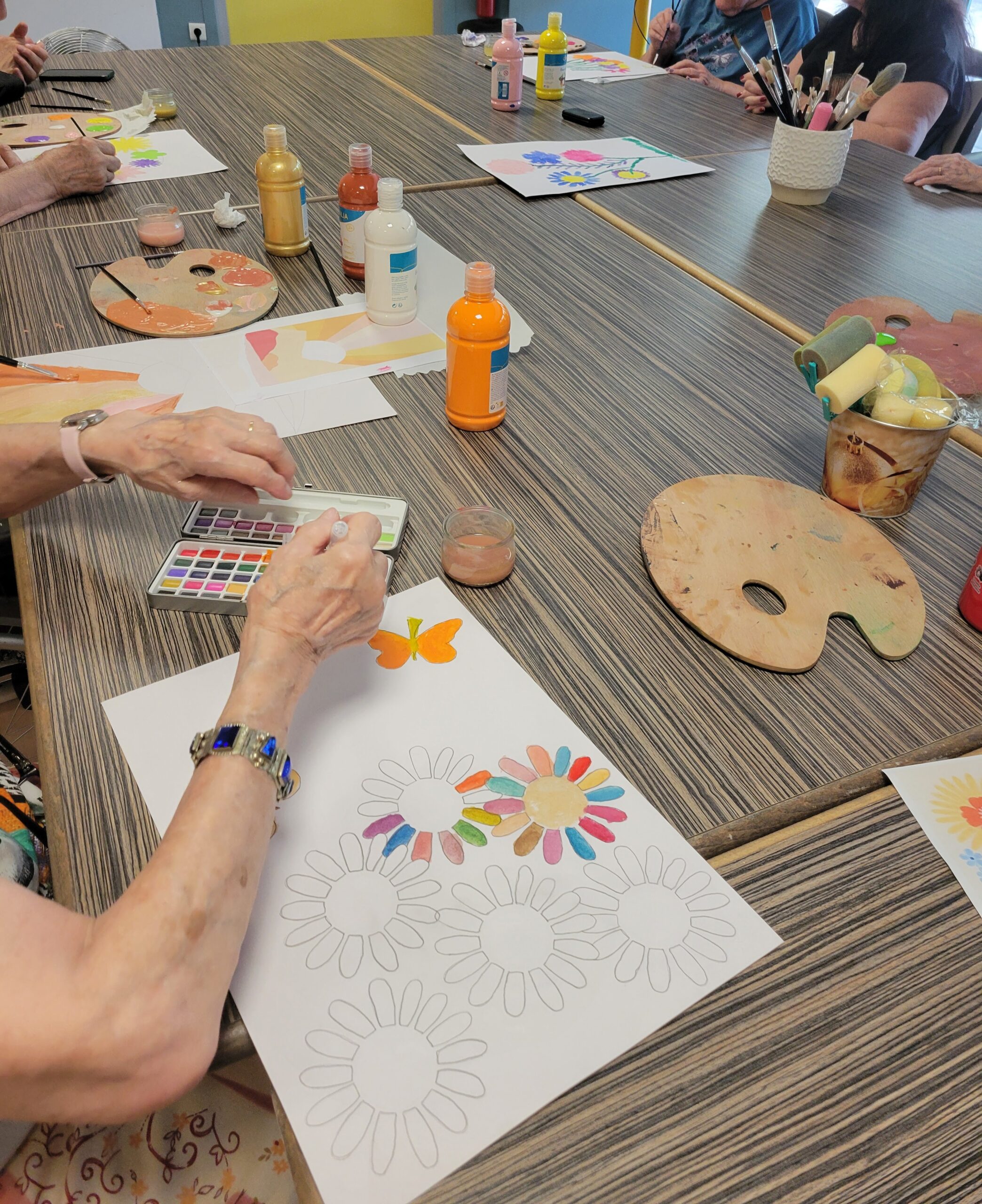 Collectif Airelles- tableaux de fleurs