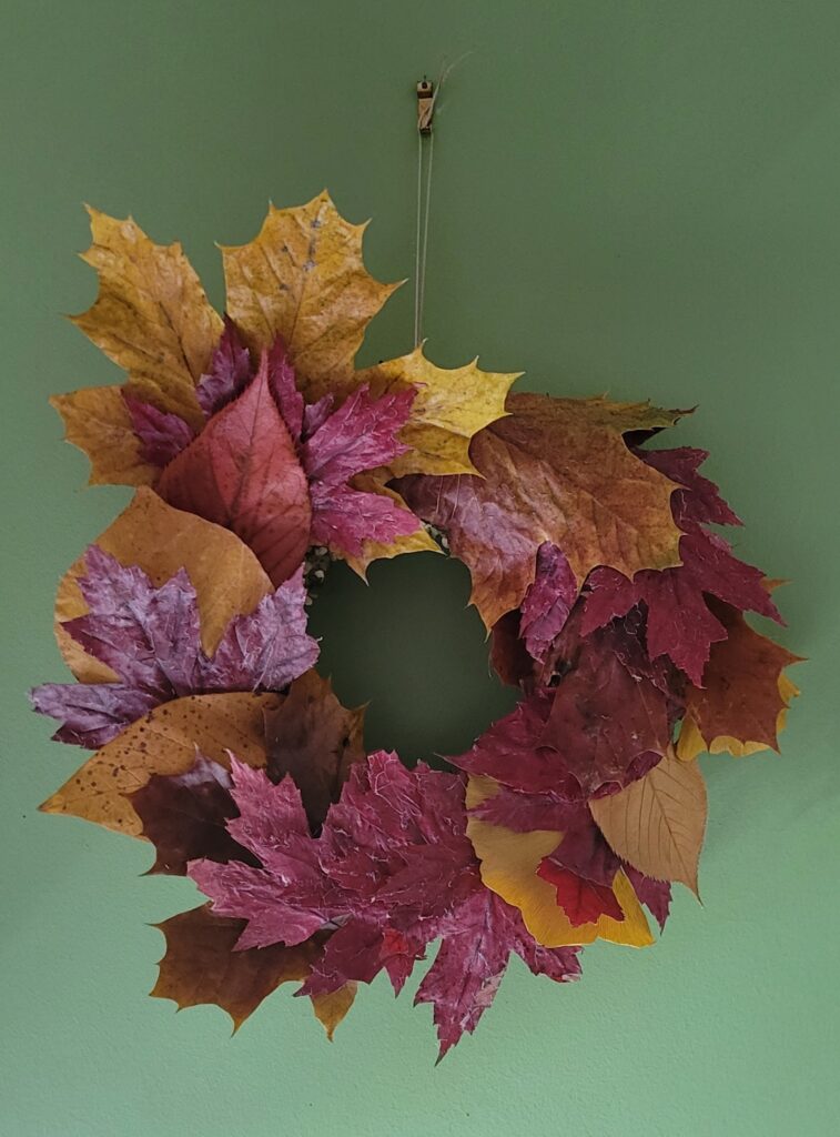 Art floral- couronne d'automne