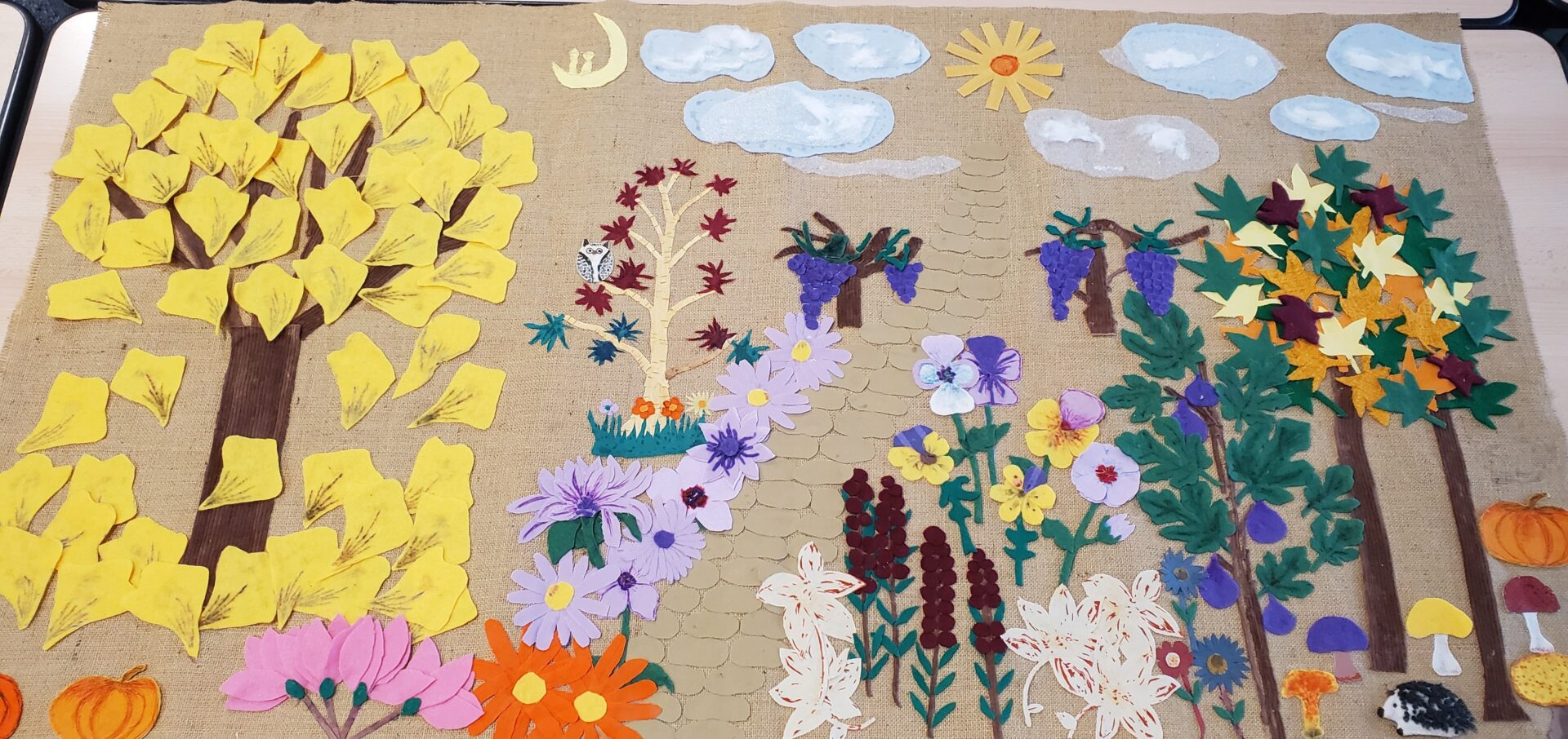 Couture- scène d'automne