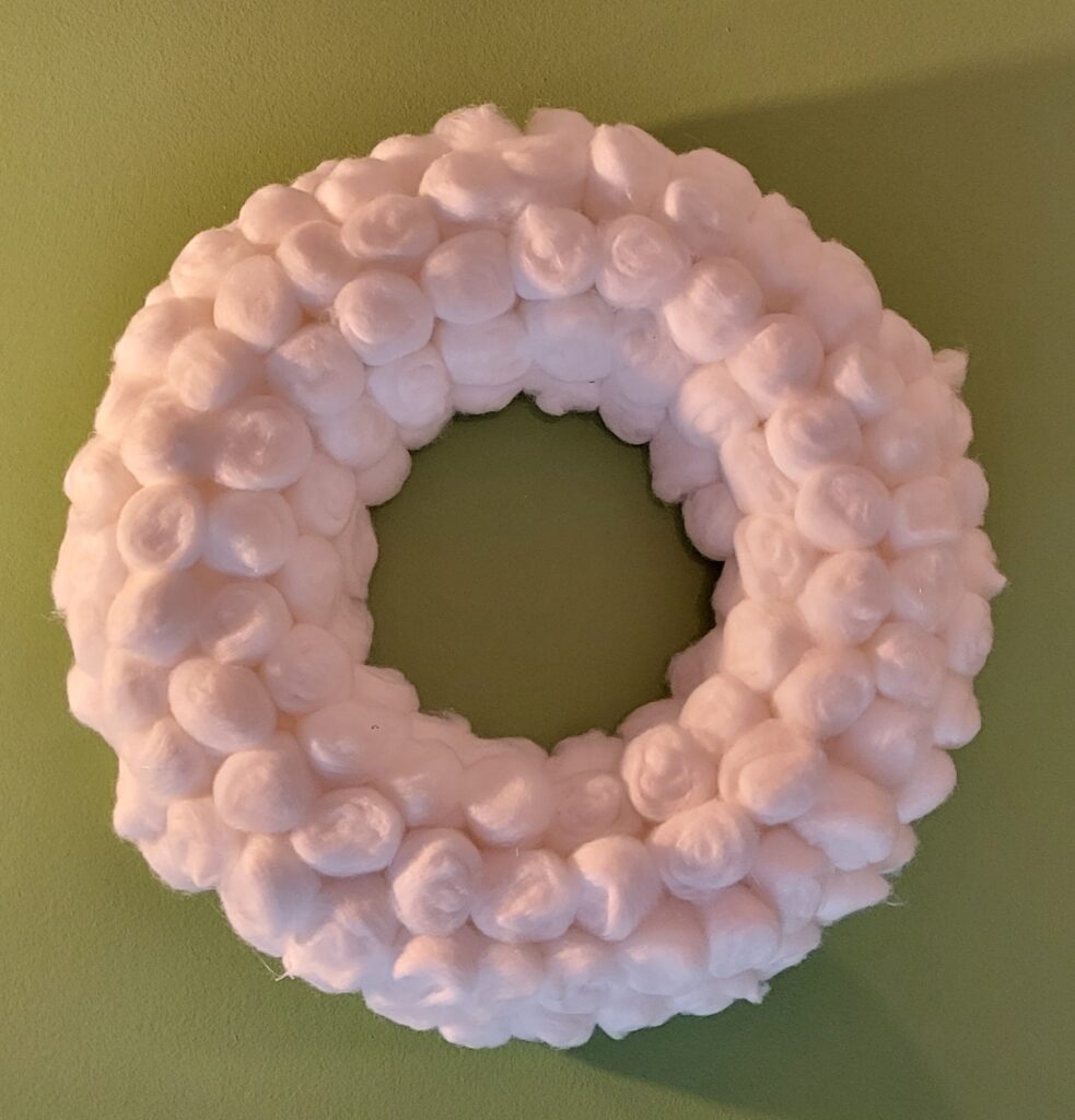 Art floral- Couronne de coton