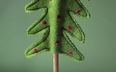 Sapin de Noel en feutrine