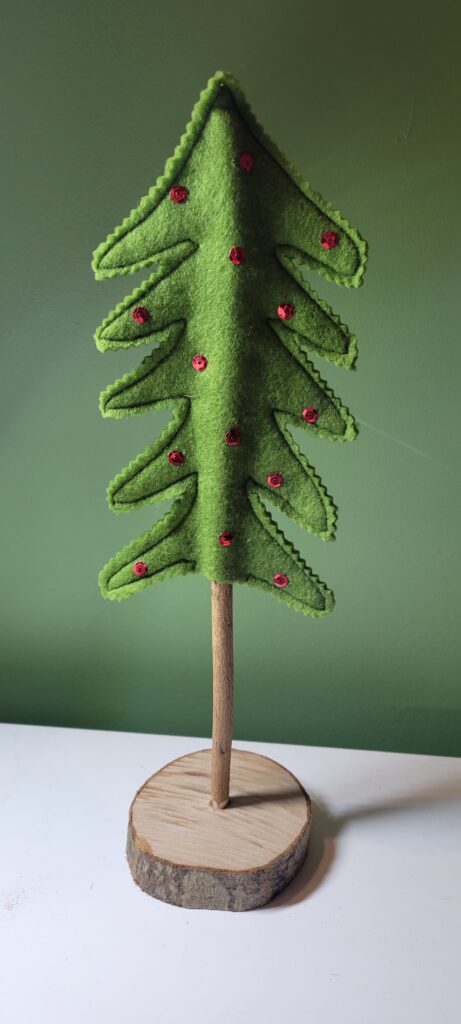 Couture- Sapin de Noel en feutrine