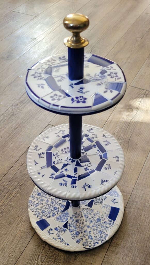 Mosaïque- Présentoir à gateaux