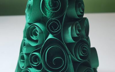 Sapin en papier quilling